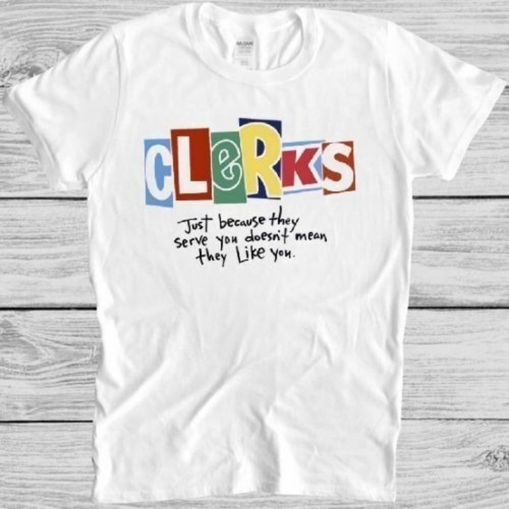 Clerks 90S Comedy Film Cult Retro Movie Fan T Shirt